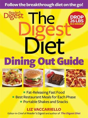 cover image of Digest Diet Dining Out Guide